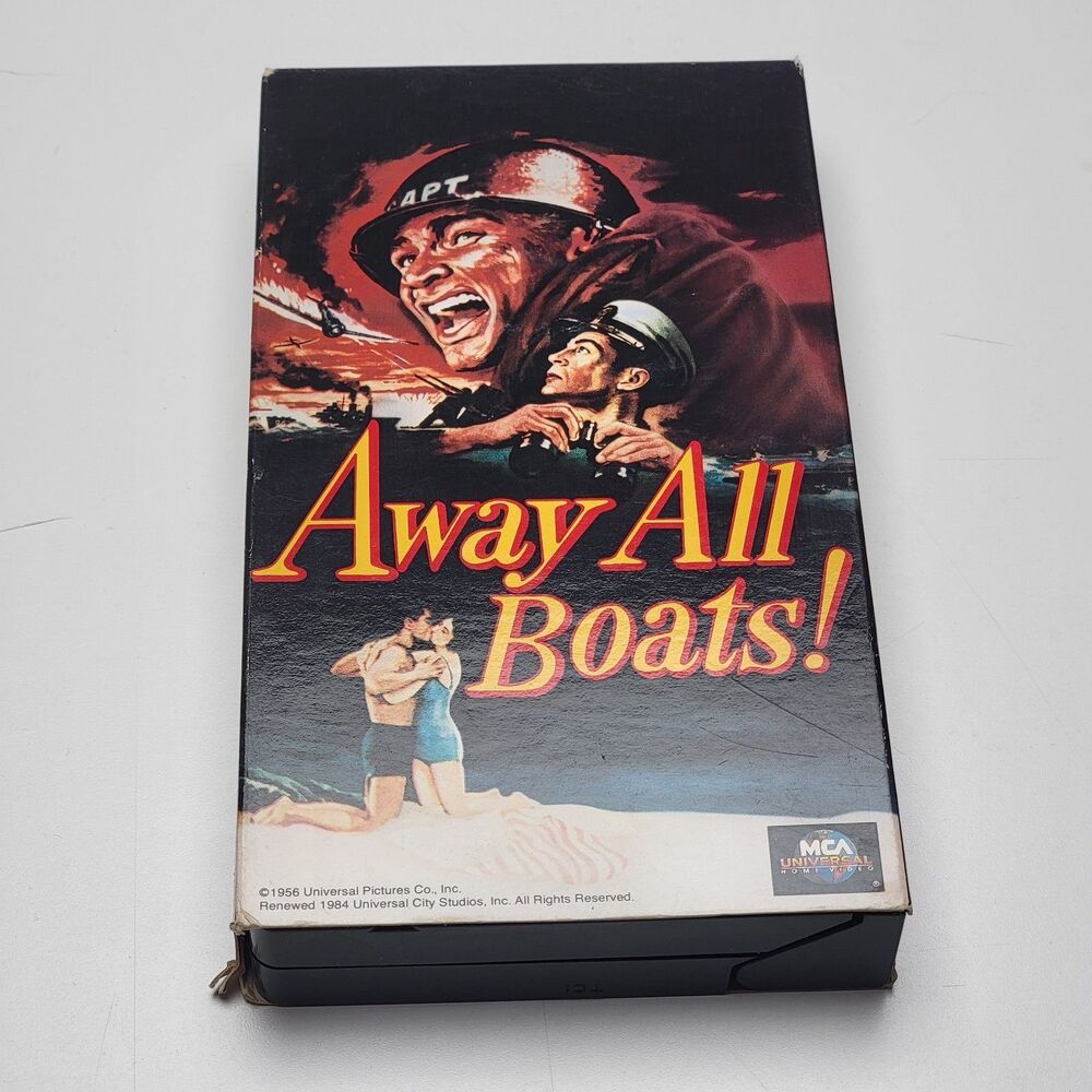 Away All Boats! (VHS) World War II Military Classic Film Jeff Chandler Nader